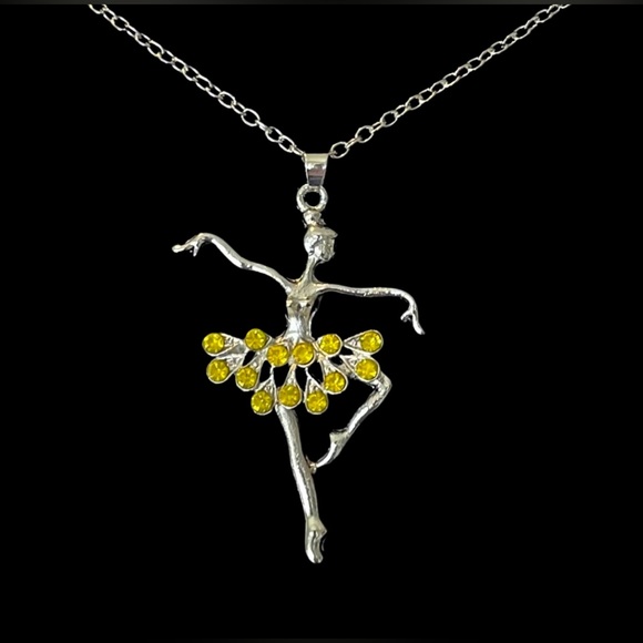 🆕 Ballerina Necklace - Yellow - Picture 4 of 12